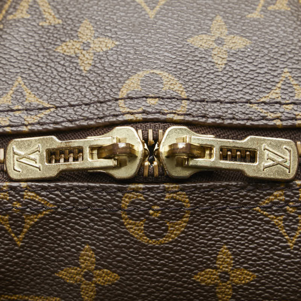 LOUIS VUITTON Brown Monogram Leather Keepall 50 Boston Bag - Picture 11 of 16